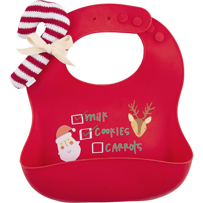 Christmas Silicone Bib2
