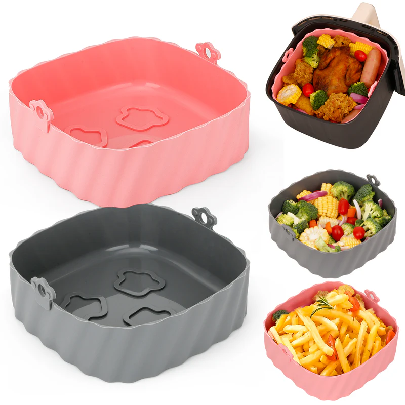 How to Manufacture Custom Silicone Air Fryer Liners and Pots4