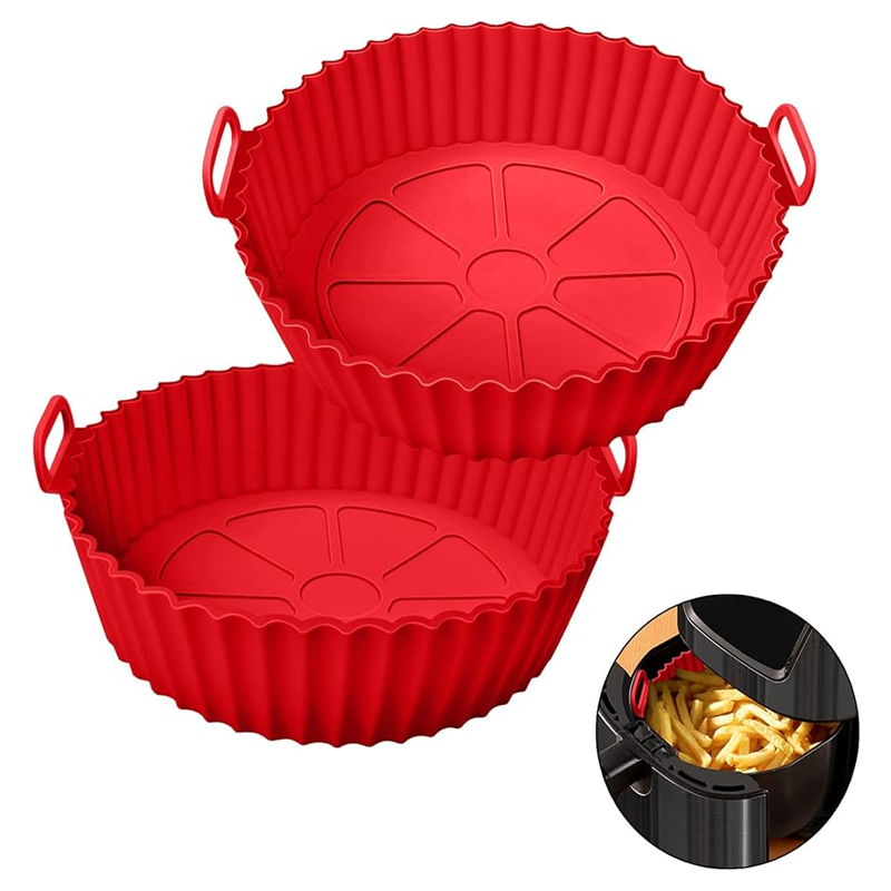 Boost Air Fryer Efficiency with Premium Reusable Silicone Liners2