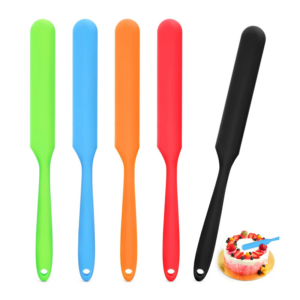 Customized Non-stick Heat Resistant Food Grade Silicone Cream Butter Jar Spatula for Baking &Cooking Factory1