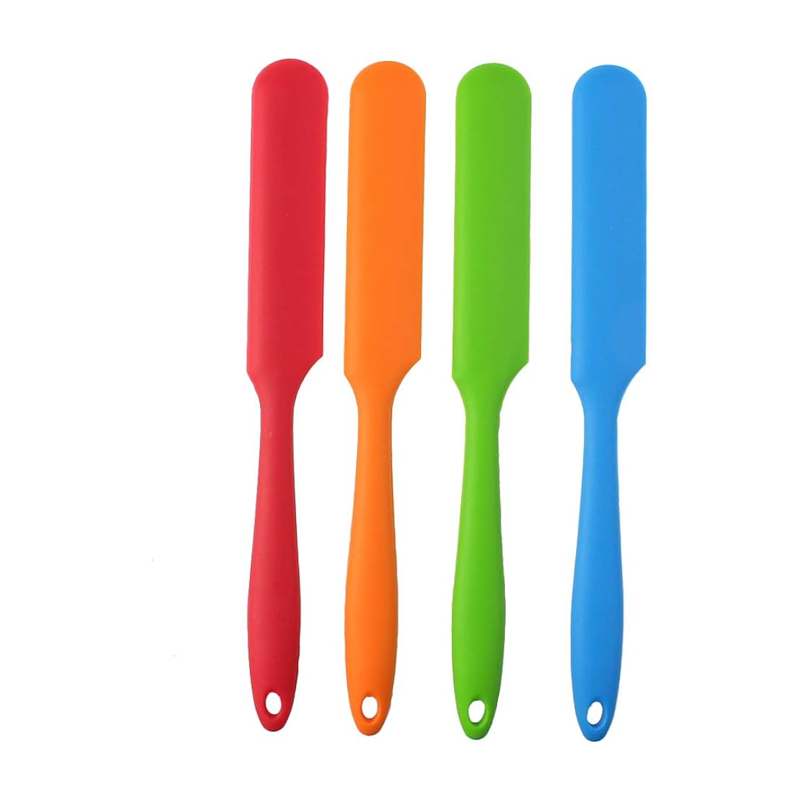 Customized Non-stick Heat Resistant Food Grade Silicone Cream Butter Jar Spatula for Baking &Cooking Factory4