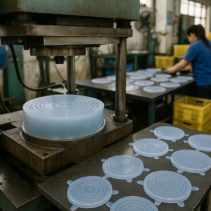 How We Manufacture and Customize Reusable Silicone Stretch Cover Lids for Food Storage Containers2
