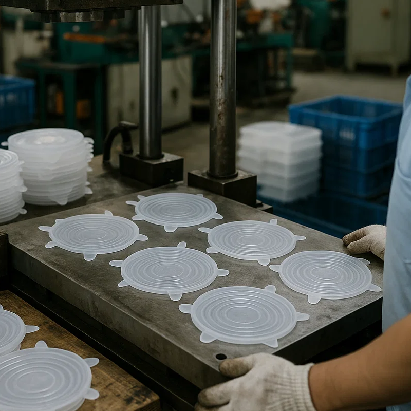 How We Manufacture and Customize Reusable Silicone Stretch Cover Lids for Food Storage Containers3