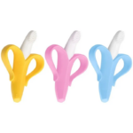 OEM Food Grade Silicone Baby Banana Toothbrush Teether for Infants Toddlers Teething Relief Suppliers2