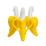 OEM Food Grade Silicone Baby Banana Toothbrush Teether for Infants Toddlers Teething Relief Suppliers3