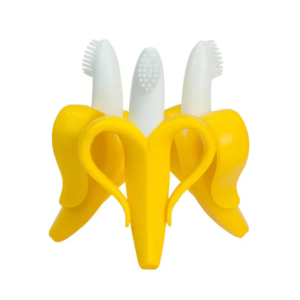 OEM Food Grade Silicone Baby Banana Toothbrush Teether for Infants Toddlers Teething Relief Suppliers3