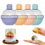 OEM Mixed Color Silicone Ice Ball Maker for Whiskey and Cocktails Application Manufactures1