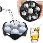 Customized BPA Free Premium Silicone Ice Mold Trays for Gifting, Whiskey, Cocktails Usage Suppliers1