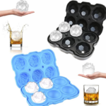 Customized BPA Free Premium Silicone Ice Mold Trays for Gifting, Whiskey, Cocktails Usage Suppliers2