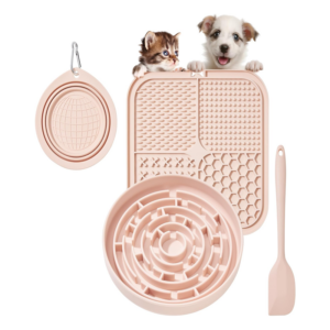 Customized Silicone Slow Feeder Lick Mat Bowls for Pet Food Training Suppliers1
