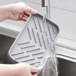 Private Label Silicone Sink Drying Drain Mat for Household Essentials Manufacturing2