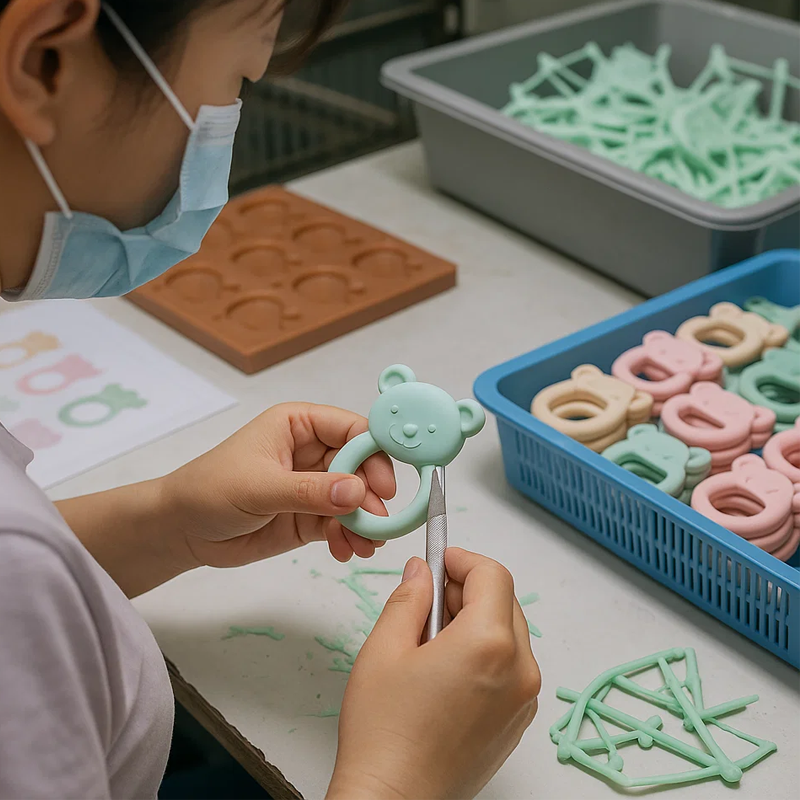What Are the Key Steps in Customizing and Producing Silicone Baby Teethers for Optimal Safety4