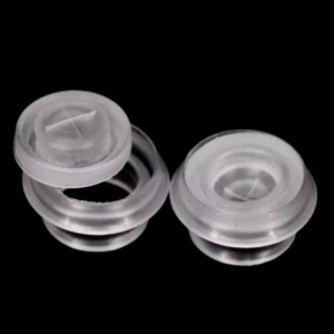 Customized Food Grade 13mm Cross Slit Silicone One Way Degassing Valves for Flip Top Sauces Bottle Caps Manufacturers1