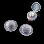 Customized Food Grade 13mm Cross Slit Silicone One Way Degassing Valves for Flip Top Sauces Bottle Caps Manufacturers2