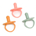 OEM 2K Molding Infant Nipple Pacifier for Baby Teeth Soother Toys with Custom Logo Service Factory1