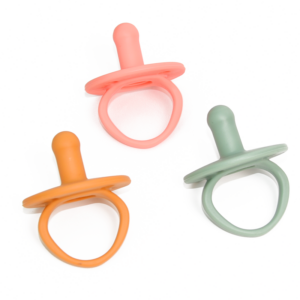 OEM 2K Molding Infant Nipple Pacifier for Baby Teeth Soother Toys with Custom Logo Service Factory1