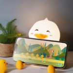 White Label Silicone Compression Molding Duck Faucet Silicone Night Light for Kid’s Christmas Gift Manufacturer1