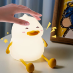 White Label Silicone Compression Molding Duck Faucet Silicone Night Light for Kid’s Christmas Gift Manufacturer2