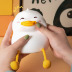 White Label Silicone Compression Molding Duck Faucet Silicone Night Light for Kid’s Christmas Gift Manufacturer4