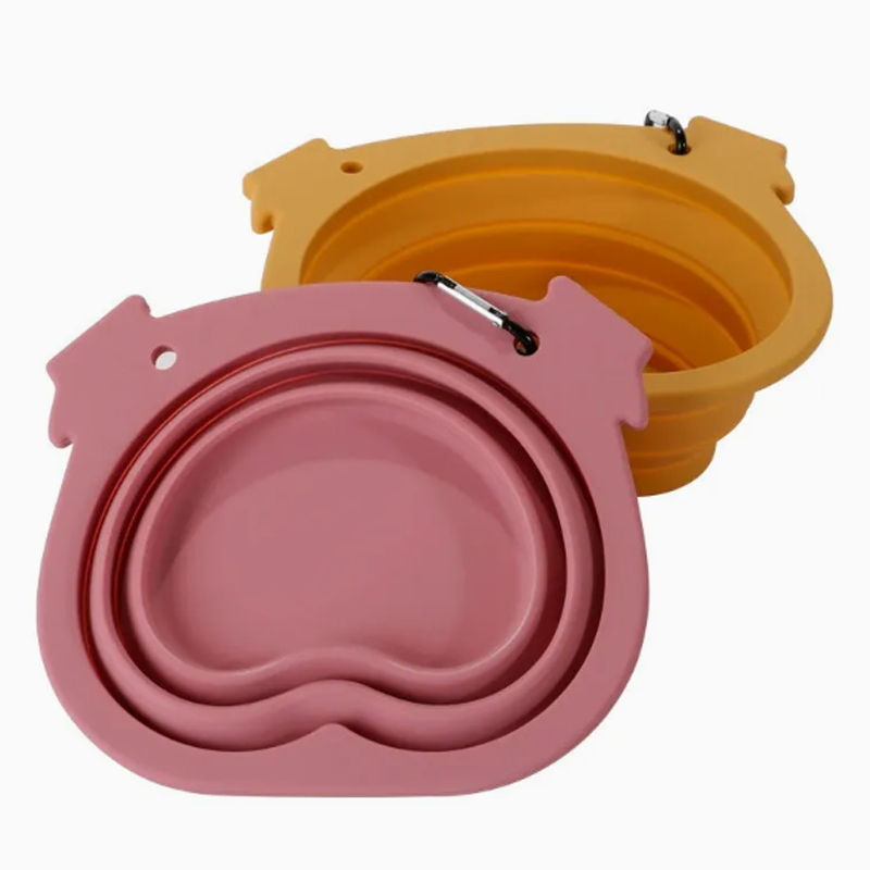 OEM Collapsible Travel Outdoor Food Water Pet Bowls with Custom Logo Printing Service Manufacturer4