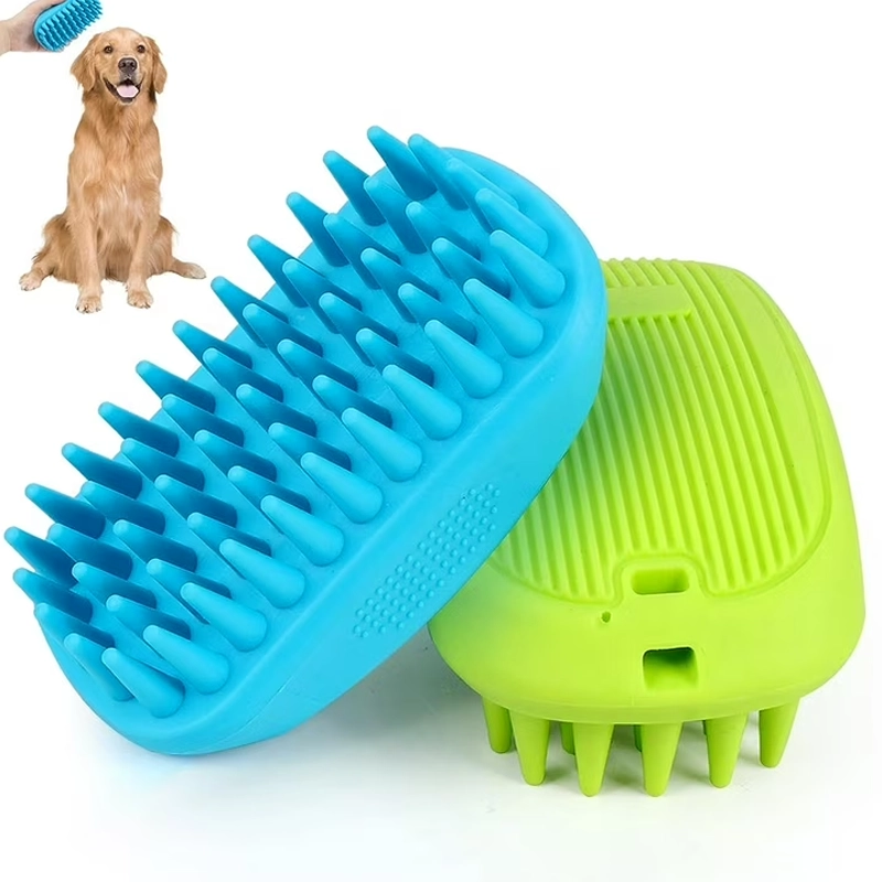 Which Is Better for Grooming Pets — Rubber or Silicone Brushes2