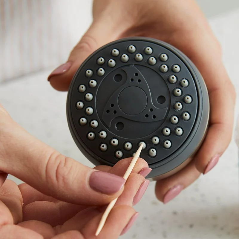 clean shower head